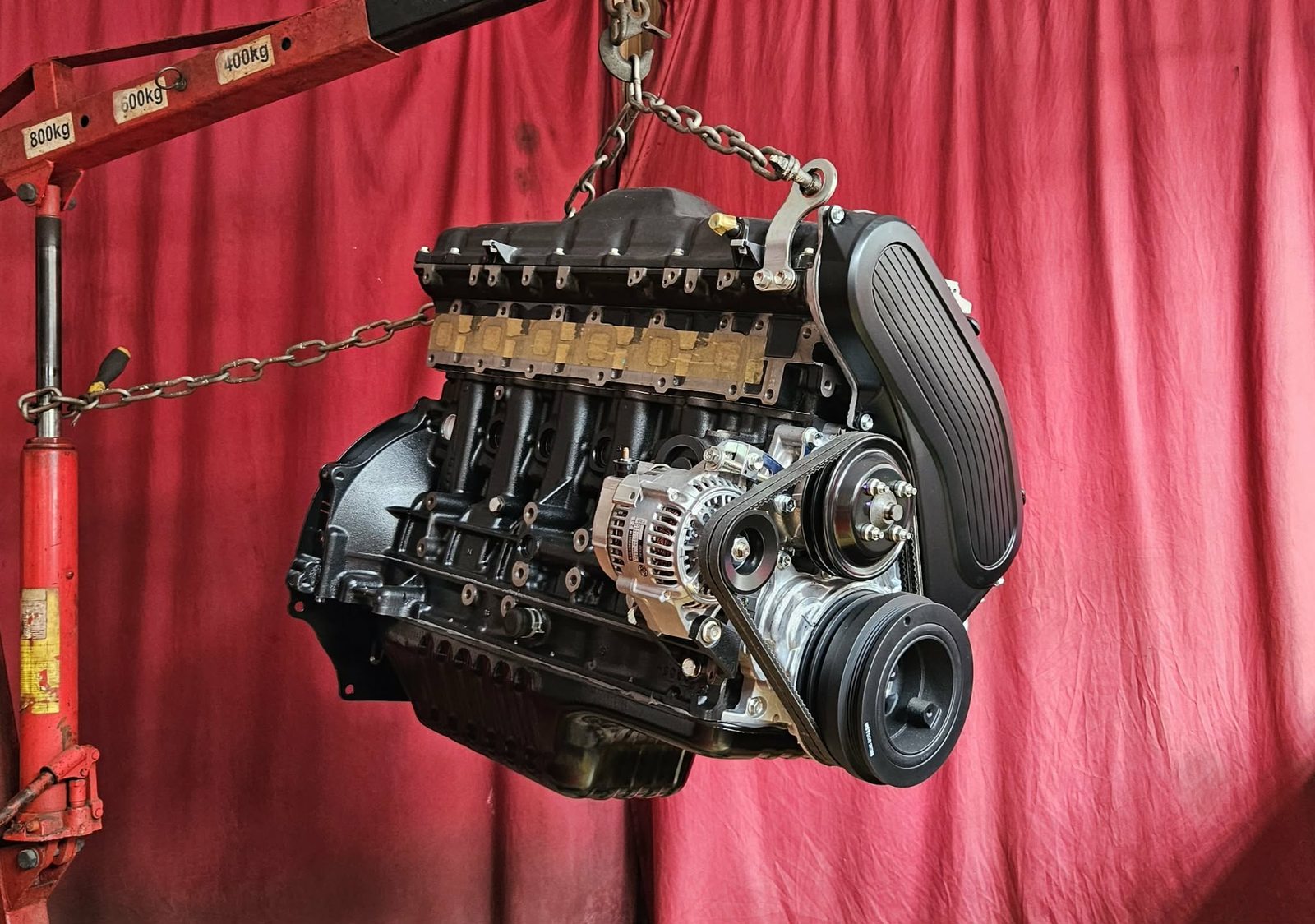 Moteur marin Nanni en atelier